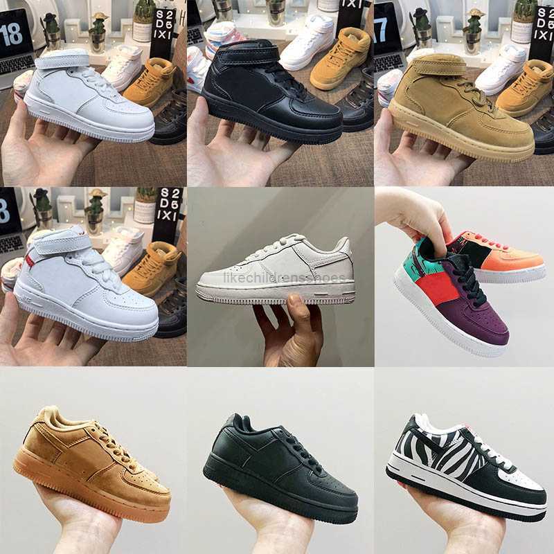 Kids Children Airforces Casual Shoes Hook Loop Boys Girls Af1S Low Skateboard Shoes White Triple Black Wheat Baby Toddlers Students Sports Sneakers Trainer EUR25-35, With box
Kids Children Airforces Casual Shoes Hook Loop Boys Girls Af1S Low Skateboard Shoes White Triple Black Wheat Baby Toddlers Students Sports Sneakers Trainer EUR25-35, With box