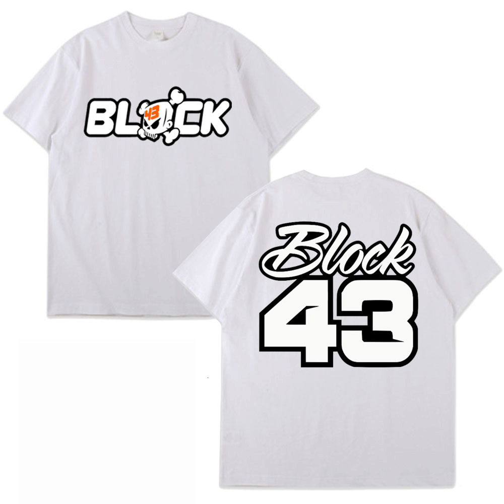 Mens TShirts Ken Block 43 Graphic Tshirt Harajuku Fashion Letter Printing Style Casual 100% Cotton 230410