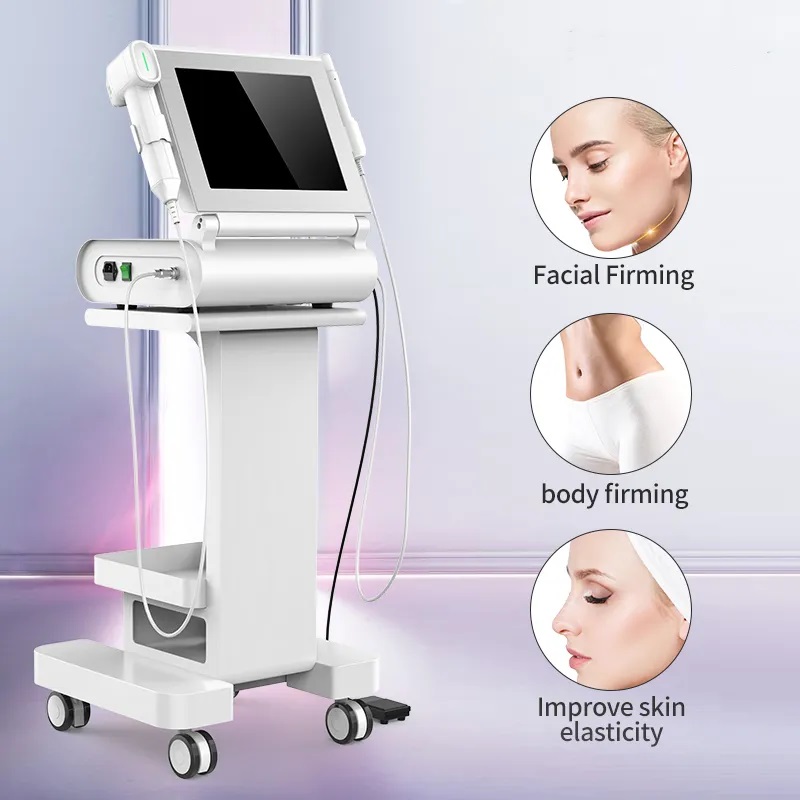 Vmax Facial Device Hi-8D Focused Ultrasound HIFU Anti Aging Face Lifting Machine Beauty Salon Wrinkle Removal Skin Rejuvenation Instrument