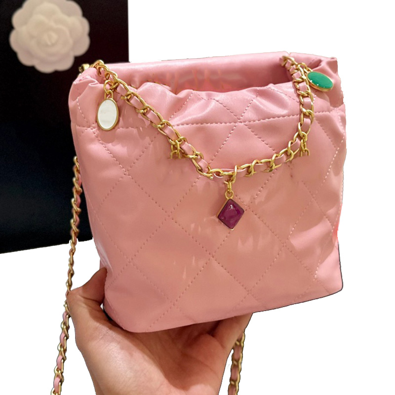 Classic Gem Small Blessing Shoulder Bags Mini Totes France Brand Quilted Matelasse Women Genuine Leather Crossbody Bag Luxury Designer Gold Hardware Chain Bag 18CM, Black
Classic Gem Small Blessing Shoulder Bags Mini Totes France Brand Quilted Matelasse Women Genuine Leather Crossbody Bag Luxury Designer Gold Hardware Chain Bag 18CM, Black