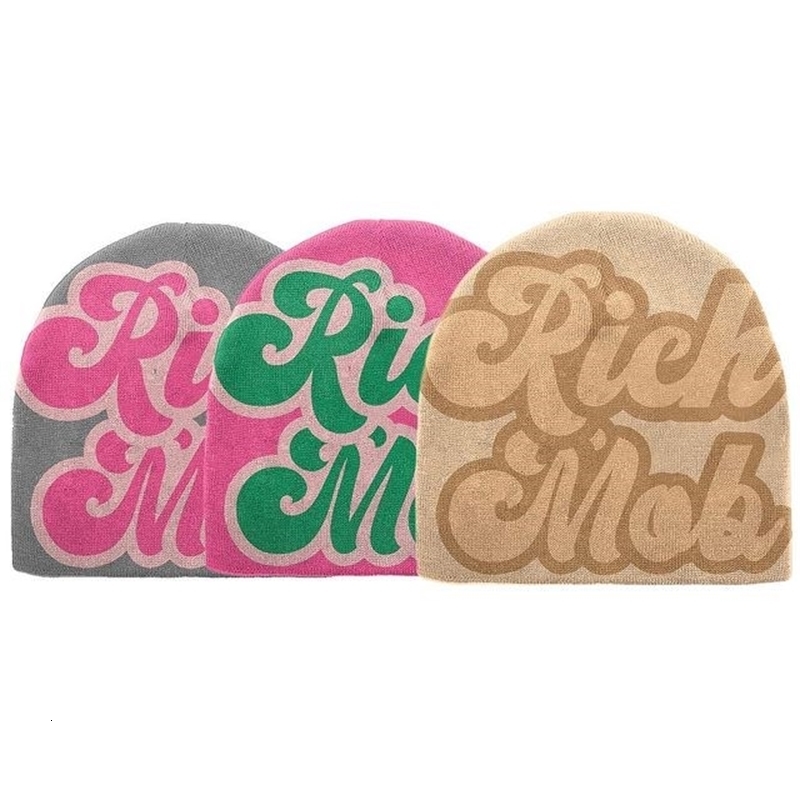 BeanieSkull Caps Men Women Y2K Beanie Cap Hats Hip Hop 90s Fashion Decoration Warm Knitted Wool Beanies Unisex Wholesale 230408