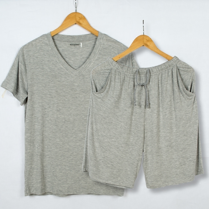 Men's Sleepwear Summer Sleep Pajama Sets Nightwear Soft Modal Sleepwear Plus Size 5XL 6XL Lounge Wear Short Sleeve Cool Sleep Tops with Shorts 230410, Wind red
Men's Sleepwear Summer Sleep Pajama Sets Nightwear Soft Modal Sleepwear Plus Size 5XL 6XL Lounge Wear Short Sleeve Cool Sleep Tops with Shorts 230410, Wind red