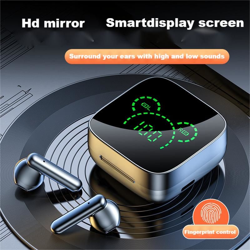 Sport Earphone In-Ear Earphone K60 Model TWS Bluetooth headphone Wireless Earphone Two Earbuds with built-in Microphone LED display high Quality Headp