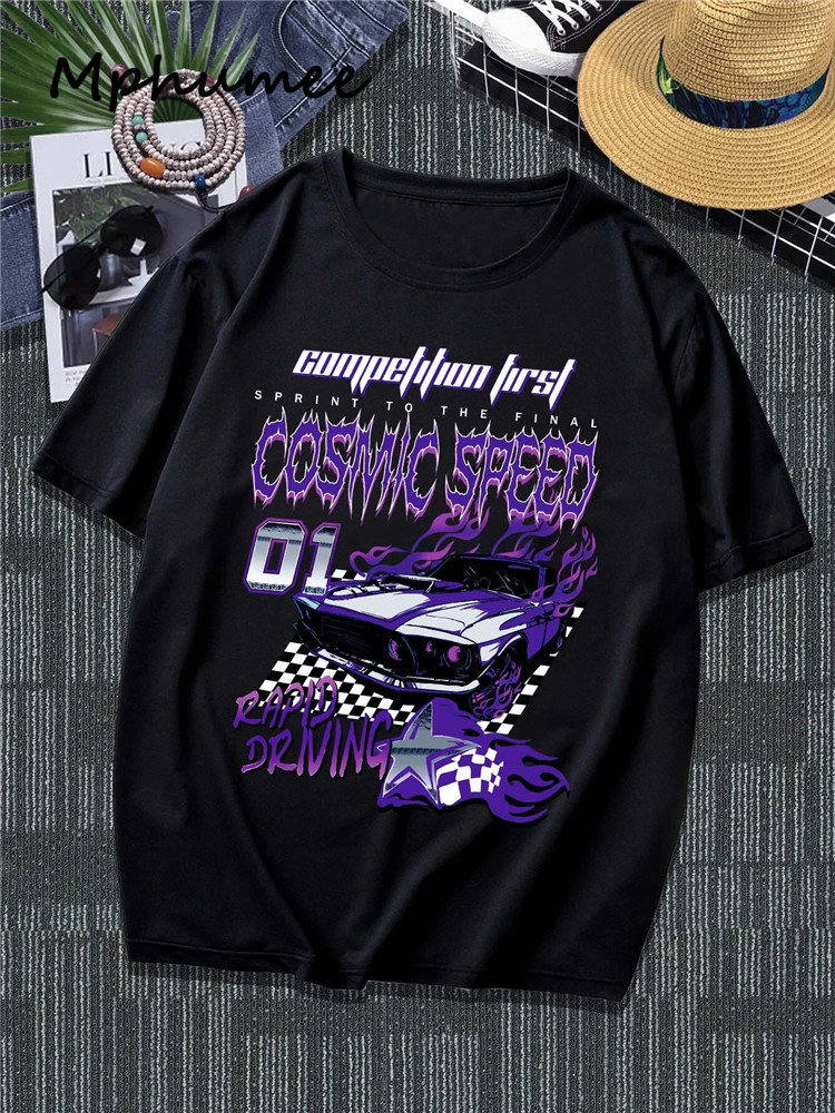 Mens TShirts High Street Punk Car Print Tee Top Y2K Clothing Summer Harajuku Short Sleeve ONeck Loose Graphic Tshirt 230410, Black
Mens TShirts High Street Punk Car Print Tee Top Y2K Clothing Summer Harajuku Short Sleeve ONeck Loose Graphic Tshirt 230410, Black