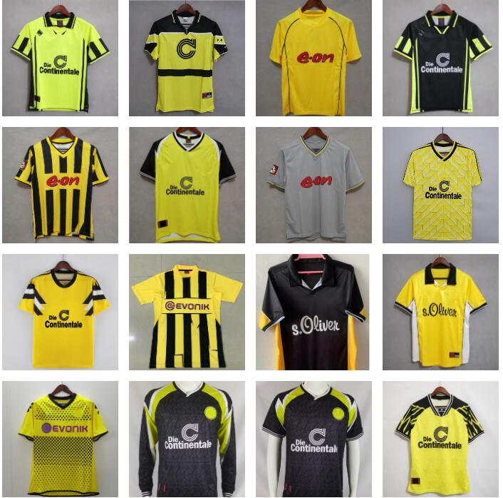 M.GOTZE METZELDER Dormund Retro Soccer Jersey 88 89 94 95 1996 97 98 2000 2001 2011 12 2013 vintage football shirt REUS Moller KOLLER LEWANDOWSKI 95 96 98 99 00 01 02 11 12 13