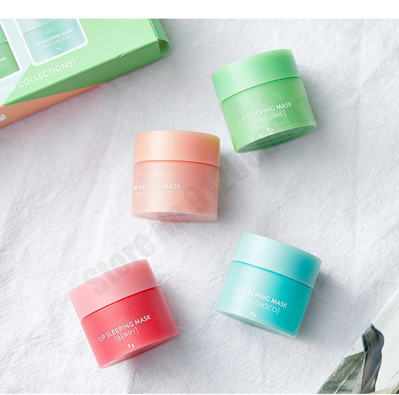 Korea Sleeping Moisturizer Night Sleep Mask Hydrating Nutrious Repair Lip Film Dead Skin Remove Care