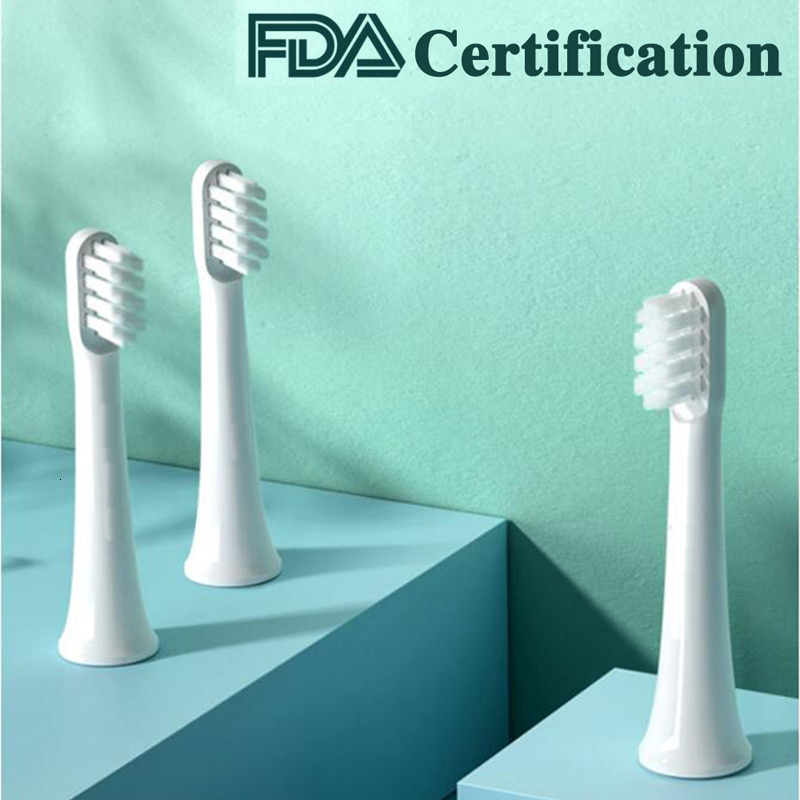 Toothbrushes Head 10PCS For XIAOMI MIJIA T100 Replacement Brush Heads Sonic Electric Toothbrush Vacuum DuPont Soft Bristle Suitable Nozzles 230410