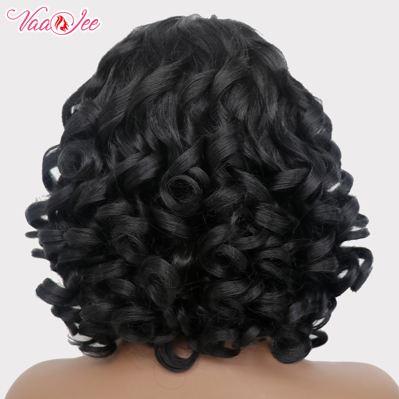 Synthetic Wigs Short Hair Afro Curly Wig with Bangs for Black Women Natural Shoulder Length Fluffy Cosplay Loose 230410, 1b
Synthetic Wigs Short Hair Afro Curly Wig with Bangs for Black Women Natural Shoulder Length Fluffy Cosplay Loose 230410, 1b