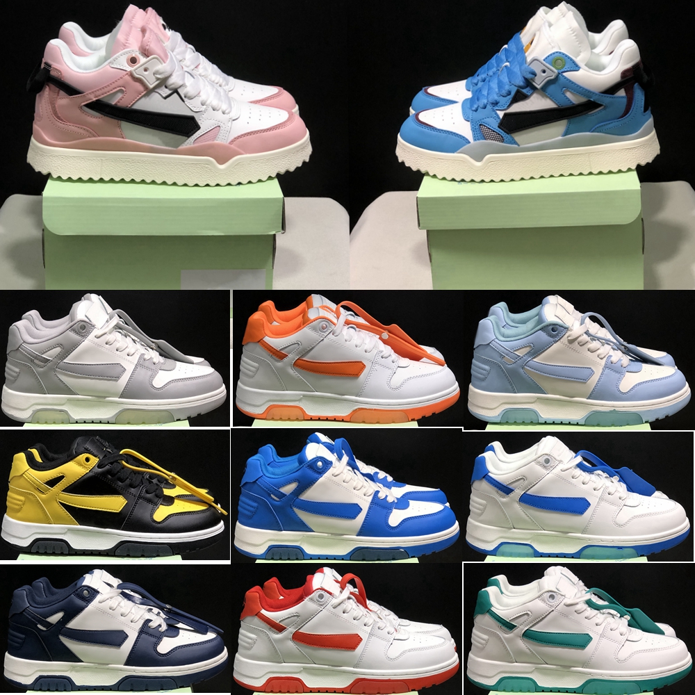 Designer Out of Office Sneaker Casual Shoes Low Tops Vintage Distressed Leather for Walking Mens Womens''off''white''shoes Trainers Platform Size 36-45