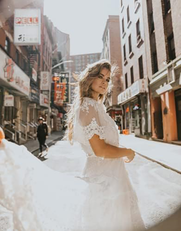 Women's V Neck Floral Tulle Lace Wedding Dress Short Sleeve Bridesmaid Holiday Party Maxi Engagement Dress