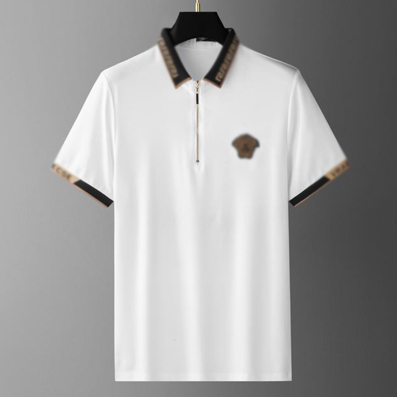 Mens Short sleeved Designer Fashion POLO Shirt Casual T shirt Lapel Skull Print Soft Cotton Embroidery Comfortable Couple Breathable Top, Customize
Mens Short sleeved Designer Fashion POLO Shirt Casual T shirt Lapel Skull Print Soft Cotton Embroidery Comfortable Couple Breathable Top, Customize