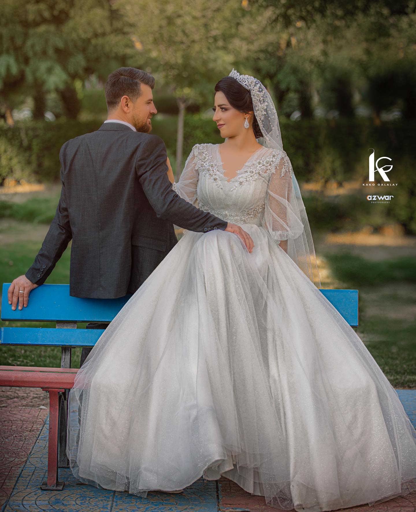 Elegant Beaded Appliqued Wedding Dresses V Neckline Bridal Gowns Long Sleeves Pleated A Line Tulle Sweep Train Vestido De Novia