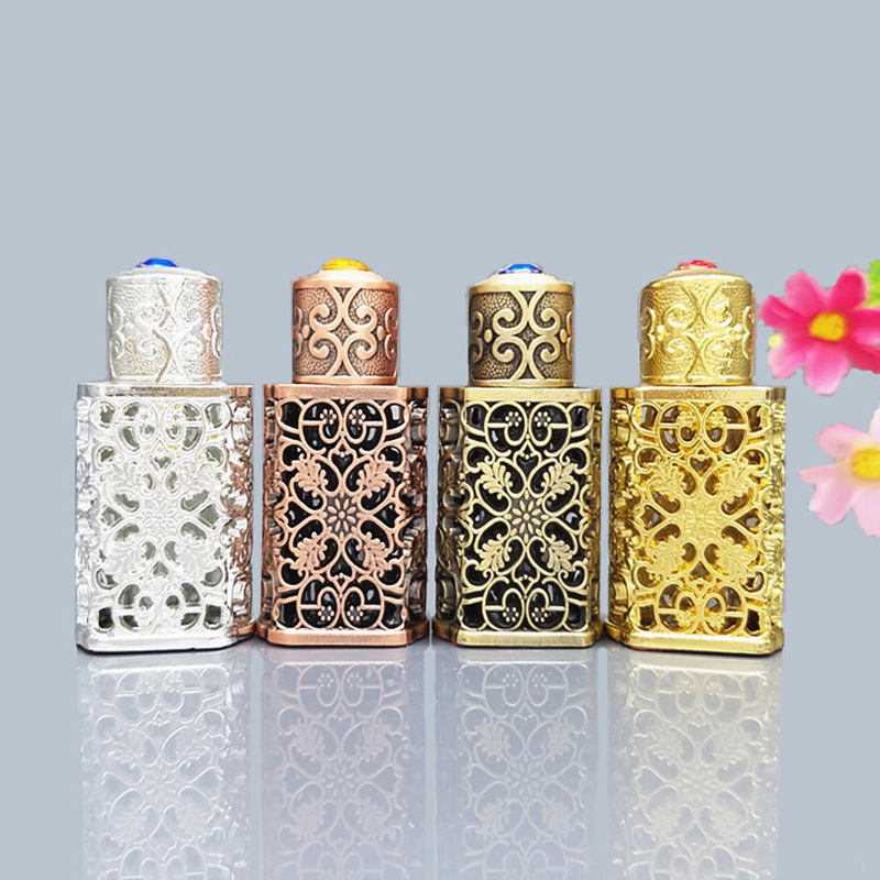3ml Antique Metal Perfume Bottle Arab Style Alloy Hollow out Essential Oils Bottle Middle East Glass Dropper Bottle
3ml Antique Metal Perfume Bottle Arab Style Alloy Hollow out Essential Oils Bottle Middle East Glass Dropper Bottle