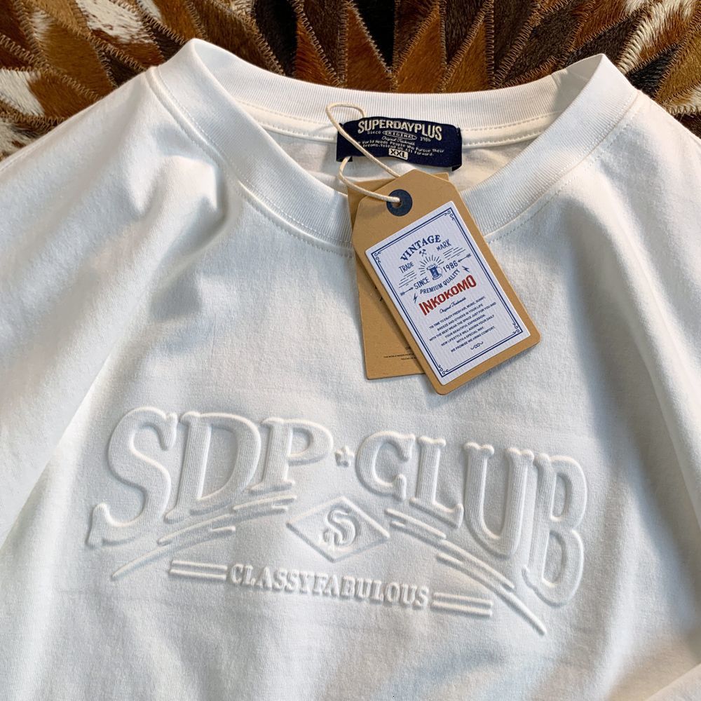 Men's TShirts Short sleeved tshirt men American style 2023 summer three dimensional embossed loose oversize all match trendy couple shirt 230410