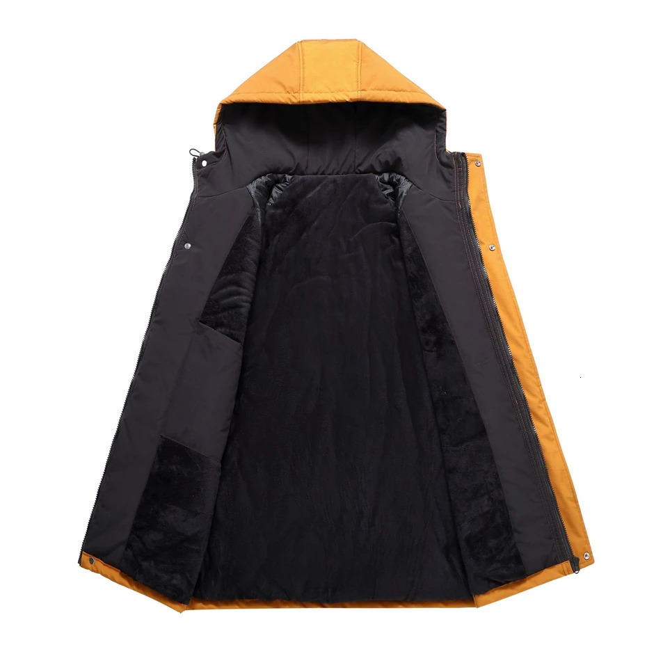 Mens Down Parkas Winter Men Thick Fleece Jackets Coats Plus Size 10XL 11XL Fashion Casual Patchwork Male Big 9XL Outerwear 231110