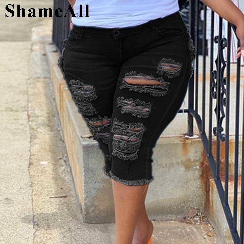 Women s Short Plus Size Street Fringe Ripped Stretch Skinny Black Denim Summer Sexy Club Party High Waisted Short Jeans pants 230410
Women s Short Plus Size Street Fringe Ripped Stretch Skinny Black Denim Summer Sexy Club Party High Waisted Short Jeans pants 230410