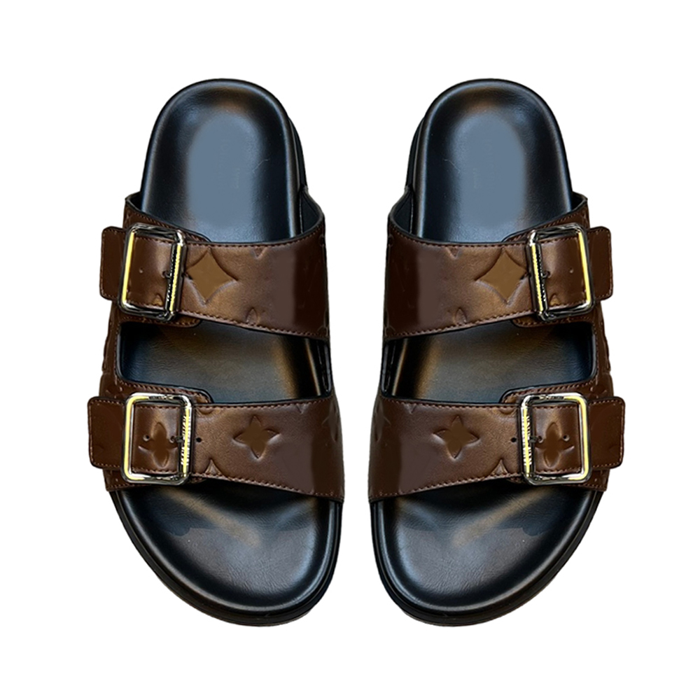 1V Top Quality designer leather womens and men Sandals Unisex flat slippers Cool Effortlessly Stylish Slides 2 Straps with Size 38-45, Color 1
1V Top Quality designer leather womens and men Sandals Unisex flat slippers Cool Effortlessly Stylish Slides 2 Straps with Size 38-45, Color 1