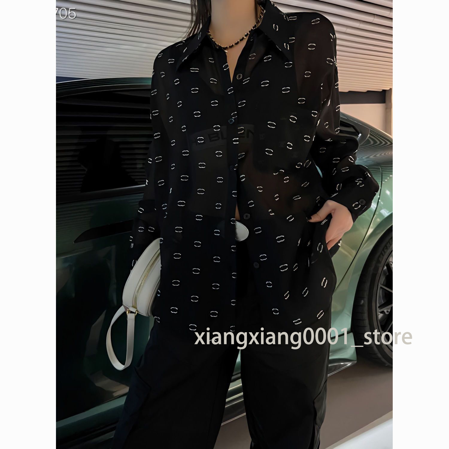 paris Designer Womens loose Blouses Shirts Fashion Classic Summer sexy translucence paris Shirt Plus Size Casual Long Sleeve Top quality channels Shirts, Sexy 02
paris Designer Womens loose Blouses Shirts Fashion Classic Summer sexy translucence paris Shirt Plus Size Casual Long Sleeve Top quality channels Shirts, Sexy 02