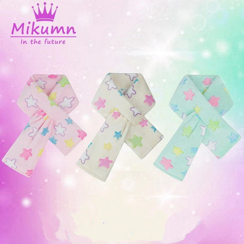 Beanie/Skull Caps Mikumn Harajuku Y2k Lovely Colorful Star With Braid Cat Ear Plush Hat Women Girls Chic Winter Warm Casual Cap 231109