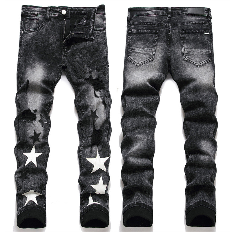 Jeans mens designer jeans for pants man white black rock revival biker Pants pant Broken hole embroidery Hip Hop Denim letter pantalones 9LNK, 22
Jeans mens designer jeans for pants man white black rock revival biker Pants pant Broken hole embroidery Hip Hop Denim letter pantalones 9LNK, 22
