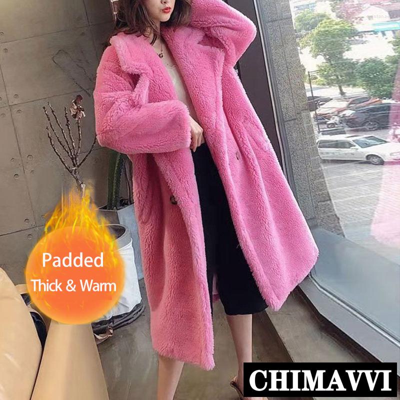 Women' Fur Women Winter Faux Warm Long Coat Fleece Sleeve Female Thick Teddy Bear Casual Loose Oversize Outwears, Pink
Women' Fur Women Winter Faux Warm Long Coat Fleece Sleeve Female Thick Teddy Bear Casual Loose Oversize Outwears, Pink