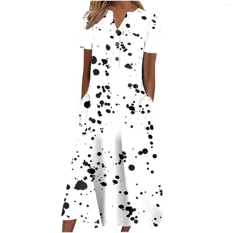 Casual Dresses V Neck Pattern Print For Women 2023 Plus Size Short Sleeve Maxi Dress Elegant Female Vestidos De Fiesta, Ae
Casual Dresses V Neck Pattern Print For Women 2023 Plus Size Short Sleeve Maxi Dress Elegant Female Vestidos De Fiesta, Ae