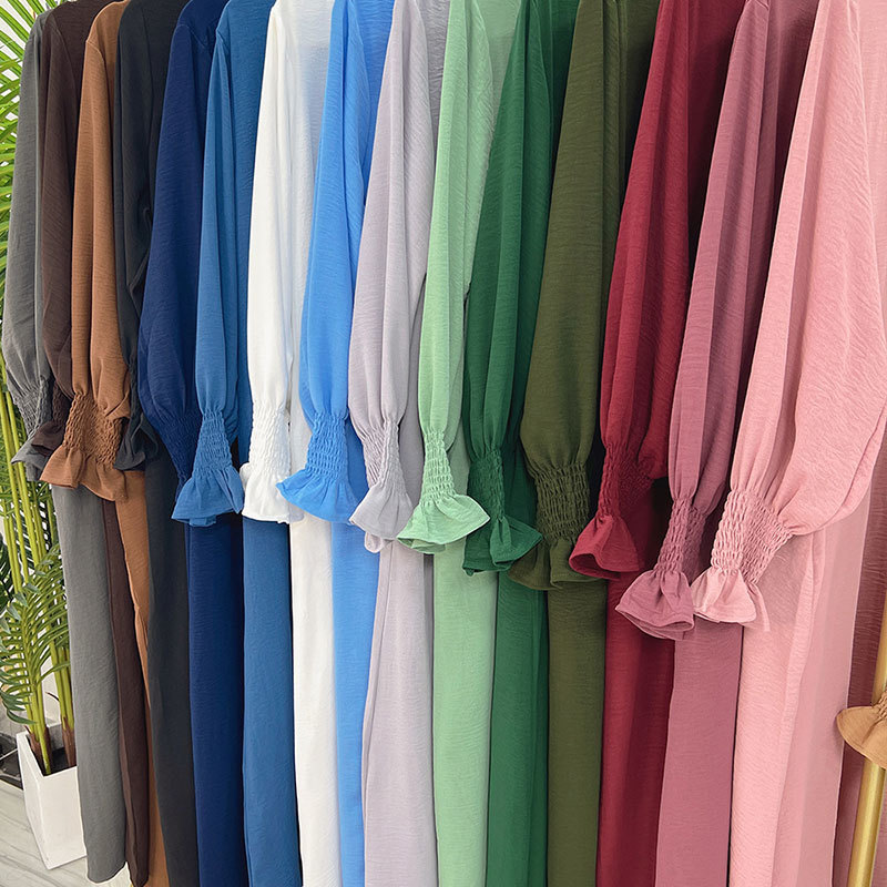 Ethnic Clothing Jilbab Sets Muslim Women Ramadan Eid Prayer Outfit Islamic l Long Khimar Abaya Dubai Turkish Burqa Kaftan 2 Piece 230410