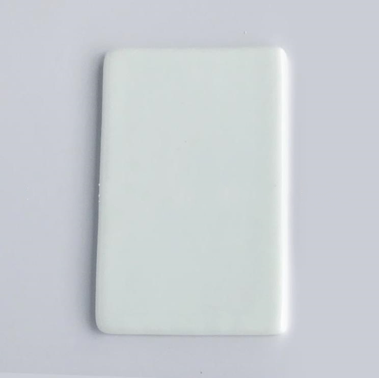 Sublimation Ceramics Fridge Magnets Round Square Shape Blank Heat Transfer Refrigerator Magnet Stickers SN6874
