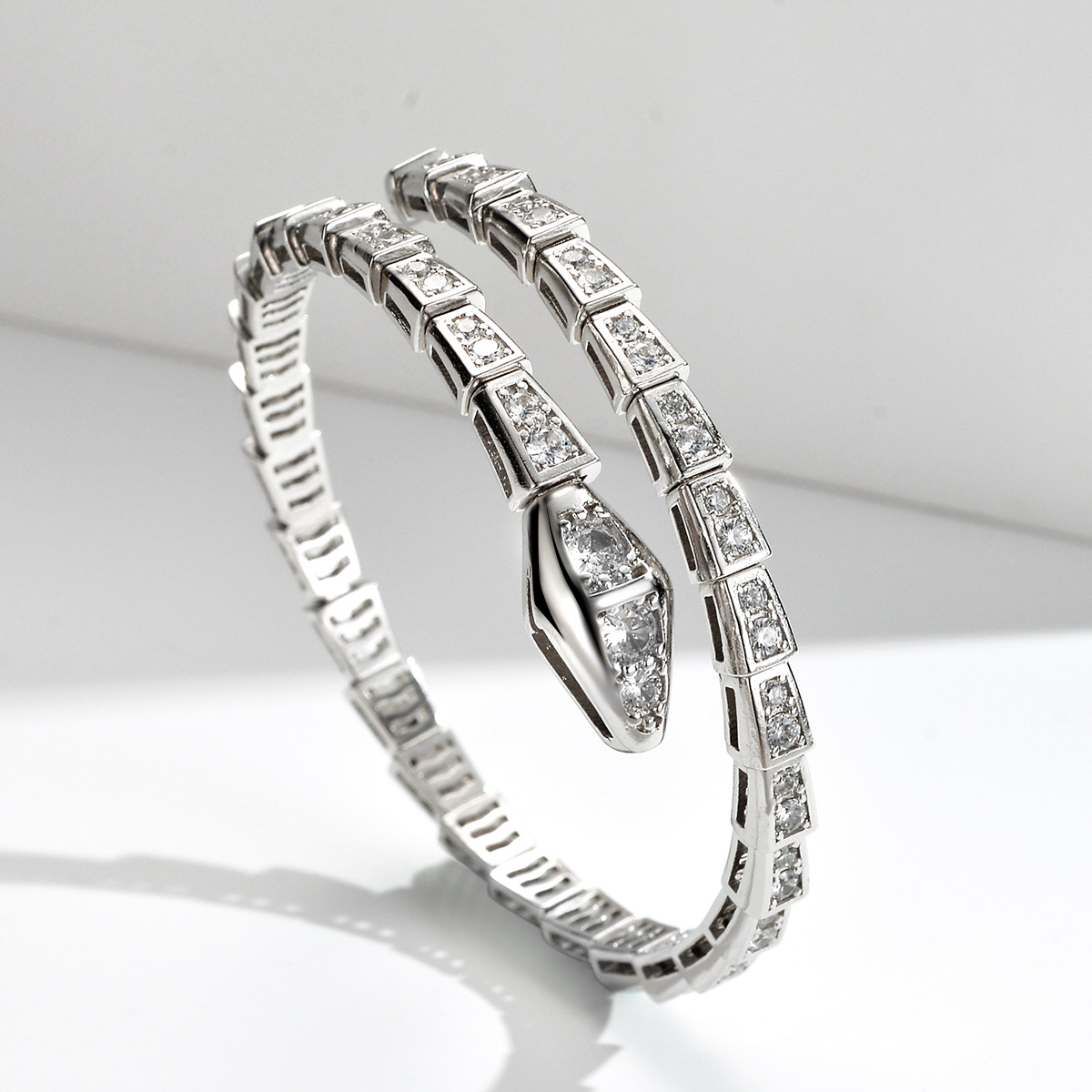 New Bulgarian designer bracelet bangle jewelry rings stainless steel rhinestone snake bracelets gold silver rose Champagne mens bangles women party gifts