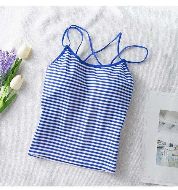 Camisoles Tanks Sexy Women's Cut Stripe Bra Full Crop Top Bralette Strap Cross Cut Blusas Strap Hanger Black Top Tank Top 230410