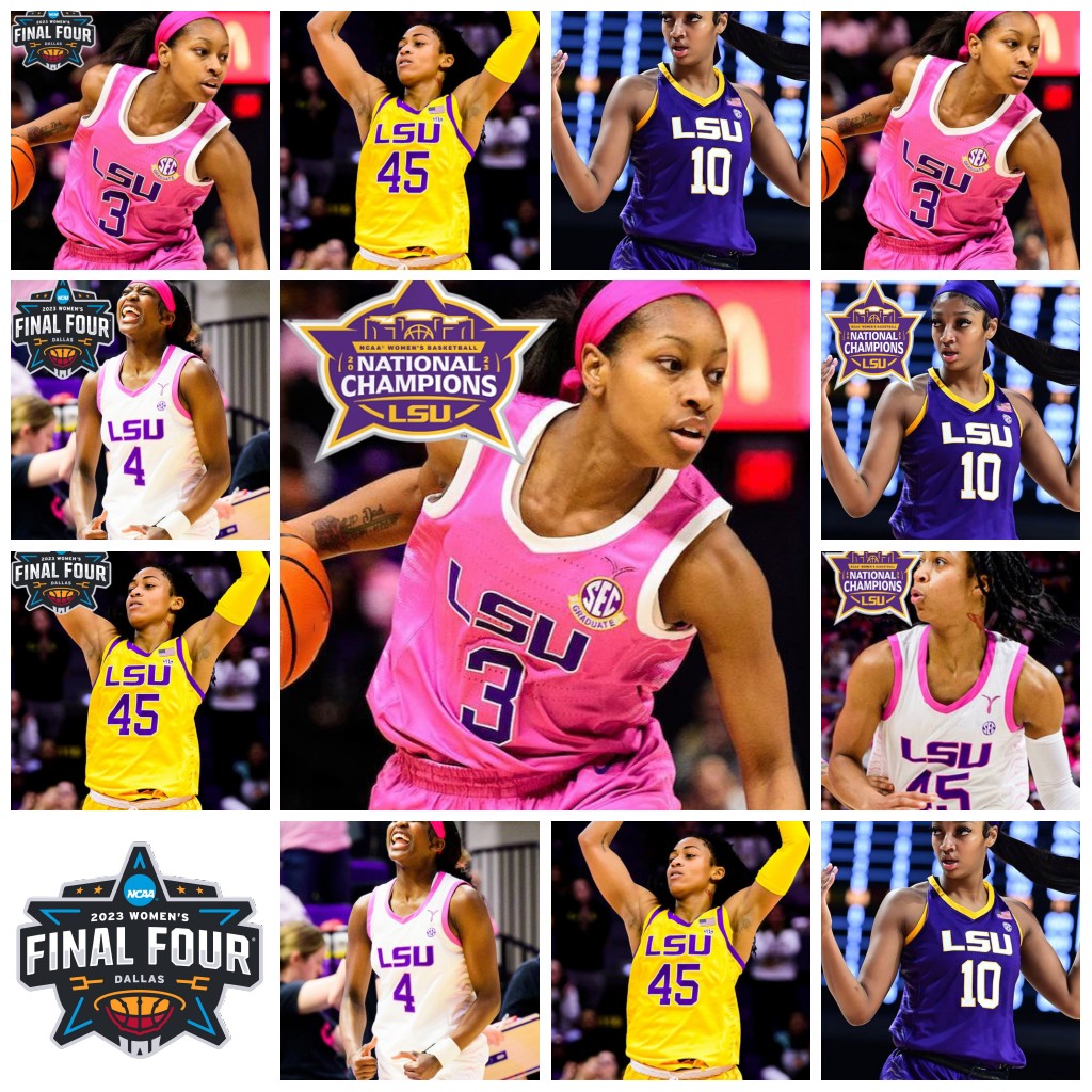 2023 Women LSU Tigers Basketball Jersey Angel Reese Last-Tear Poa Flau'jae Johnson Kateri Poole Jasmine Carson Hannah Gusters Alexis Morris Jerseys Champions Jersey, Custom any name number
2023 Women LSU Tigers Basketball Jersey Angel Reese Last-Tear Poa Flau'jae Johnson Kateri Poole Jasmine Carson Hannah Gusters Alexis Morris Jerseys Champions Jersey, Custom any name number