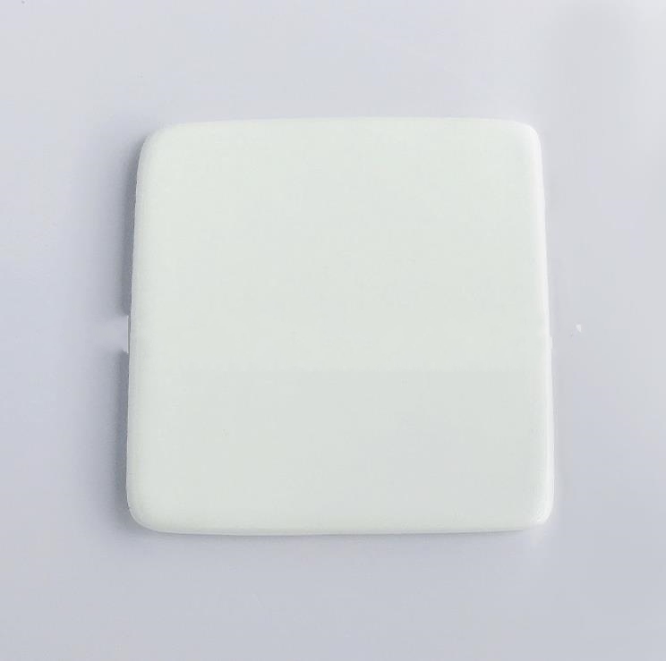 Sublimation Ceramics Fridge Magnets Round Square Shape Blank Heat Transfer Refrigerator Magnet Stickers SN6874