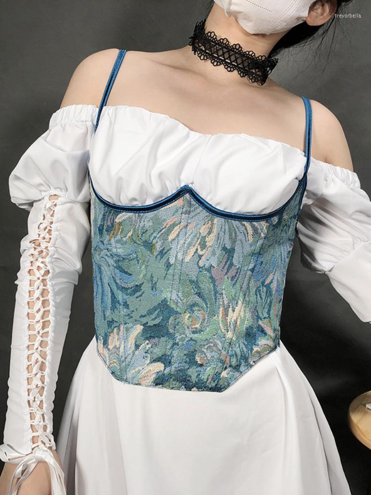 Belts 2023 Summer Vintage Corset Underbust Women Blue Evening Elegant Sexy Waist Belt Korean Style Designer Aesthetic
Belts 2023 Summer Vintage Corset Underbust Women Blue Evening Elegant Sexy Waist Belt Korean Style Designer Aesthetic