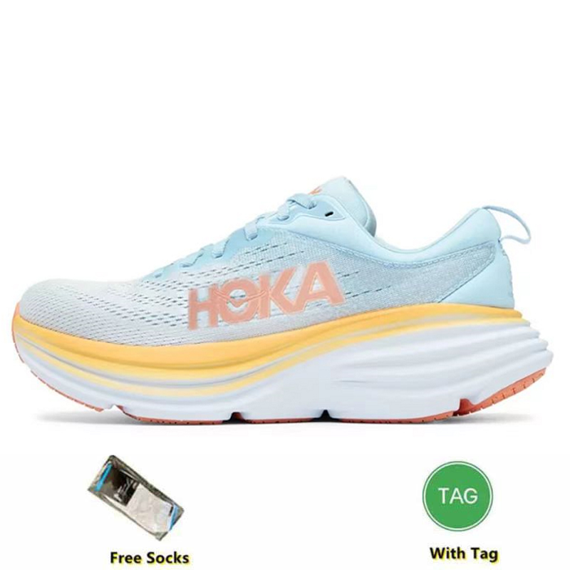 No1 Hoka Bondi 8 Clifton 9 Running Shoes Athletic Runner Carbon X2 Triple Black White Light Blue Outdoor Sports Designer Trainers Lifestyle Shock Absorption 36-45, 22
No1 Hoka Bondi 8 Clifton 9 Running Shoes Athletic Runner Carbon X2 Triple Black White Light Blue Outdoor Sports Designer Trainers Lifestyle Shock Absorption 36-45, 22