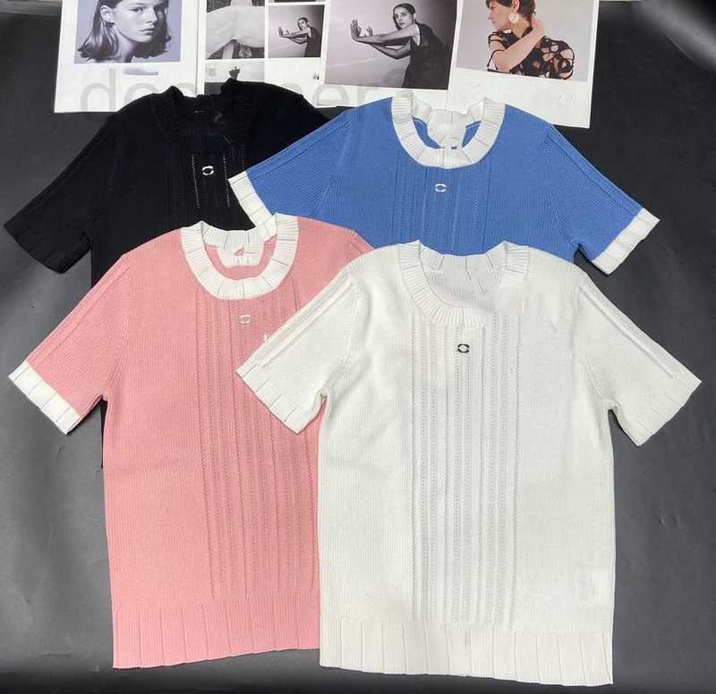 Women' T-Shirt designer Four color short sleeved chic 2023 Spring/Summer casual classic versatile simple and generous style DLPC, Black
Women' T-Shirt designer Four color short sleeved chic 2023 Spring/Summer casual classic versatile simple and generous style DLPC, Black