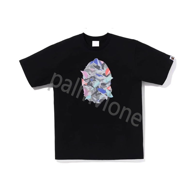 High Quality Designer T Shirt breathable cotton black and white bapesMen Women tshirt, couple Shirts Fashion tshirt Summer Short Sleeve Man Tee Woman Clothing, The same as orginal