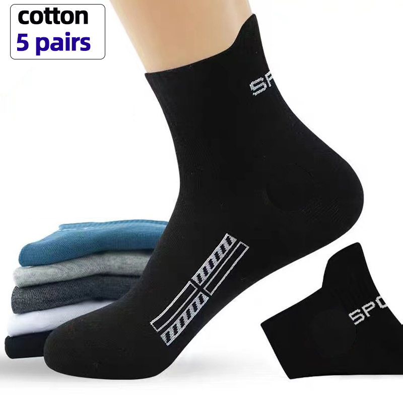 Men's Socks High Quality Lot Men's Socks Casual Breathable Run Sports Socks 5 Pairs Male Cotton Socks Winter Black Socks Men Large size3845 230410, Mixed color
Men's Socks High Quality Lot Men's Socks Casual Breathable Run Sports Socks 5 Pairs Male Cotton Socks Winter Black Socks Men Large size3845 230410, Mixed color