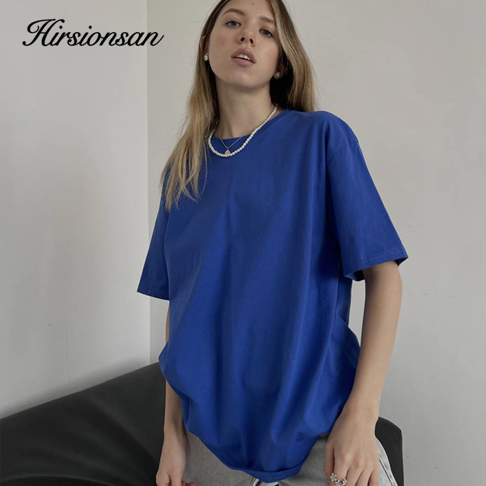Women's T-Shirt Hirsionsan 100% Cotton T Shirt Women Summer Oversized Solid Tees Casual Basic Loose Tshirt Chic O Neck Female Tops 230410, Brown 2
Women's T-Shirt Hirsionsan 100% Cotton T Shirt Women Summer Oversized Solid Tees Casual Basic Loose Tshirt Chic O Neck Female Tops 230410, Brown 2
