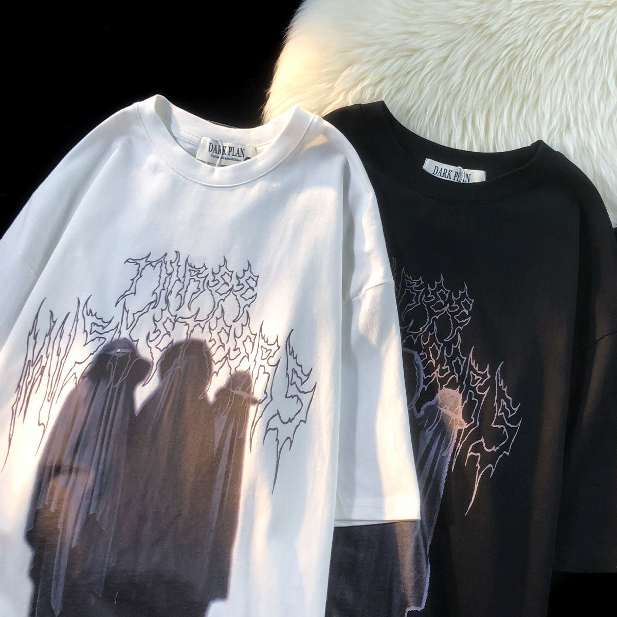 Men' T-Shirts European and American hip hop street short sleeved T shirt men women summer loose design casual couple half top 230410, Black
Men' T-Shirts European and American hip hop street short sleeved T shirt men women summer loose design casual couple half top 230410, Black
