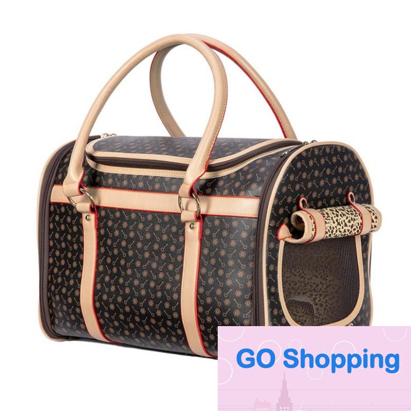 Others Dog Carrier Simple Pet Carrier Puppy Small Cat Valise Sg Bag Waterproof Premium PU Leather Carrying Handbag for Outdoor Travel Walking Hikin H2