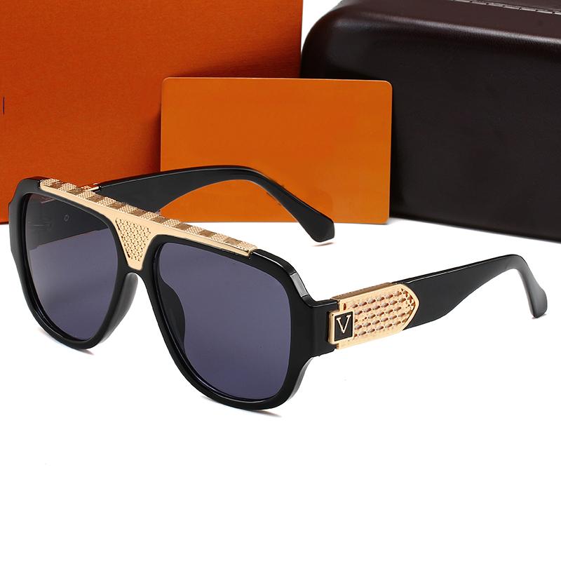 Designer Sunglass Fashion Sunglasses Luxury Flowers Lens Women Men Sun glass Goggle Adumbral 5 Color Option Eyeglasses Driving AAA Quality