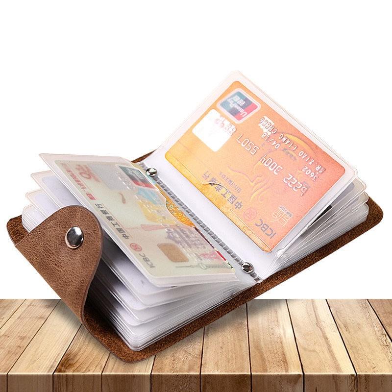 Card Holders Vintage Leather 24 Bits Case Business Holder Men Women Credit Passport Bag ID Wallet, Pink
Card Holders Vintage Leather 24 Bits Case Business Holder Men Women Credit Passport Bag ID Wallet, Pink