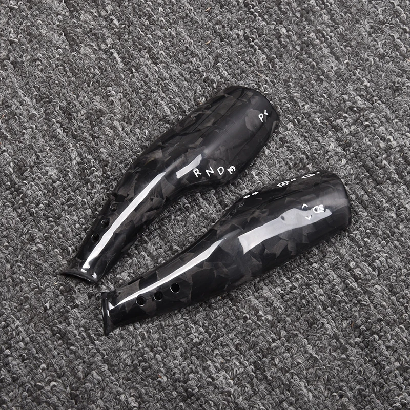 For Tesla Model 3 Y 2017- 2023 Car Turn Signal Wiper Switch Handle Embedded Cover Car Carbon Fiber Beautifying Interior Trim Accessories