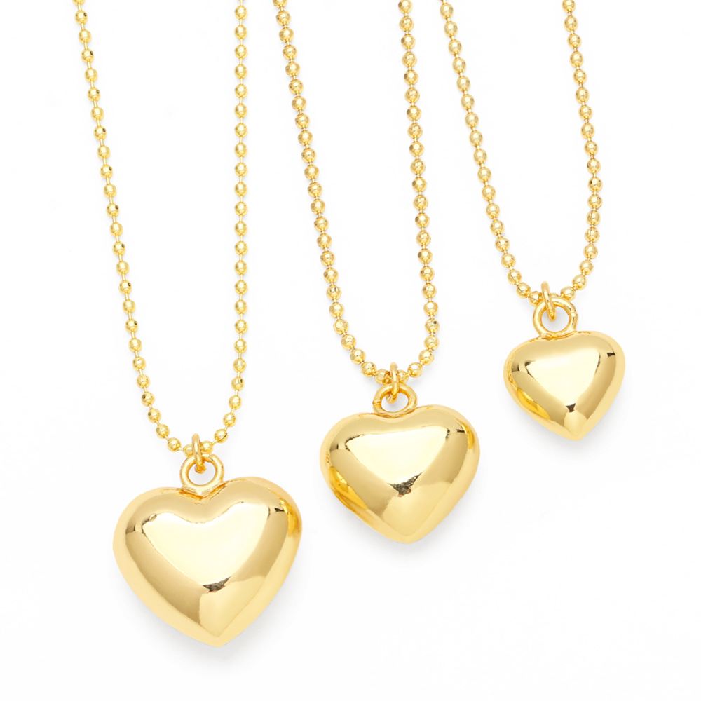 Jewelry necklaces designer three dimensional smooth love necklace Europe and the United States cold wind online celebrity personality hip hop clavicle chain
Jewelry necklaces designer three dimensional smooth love necklace Europe and the United States cold wind online celebrity personality hip hop clavicle chain