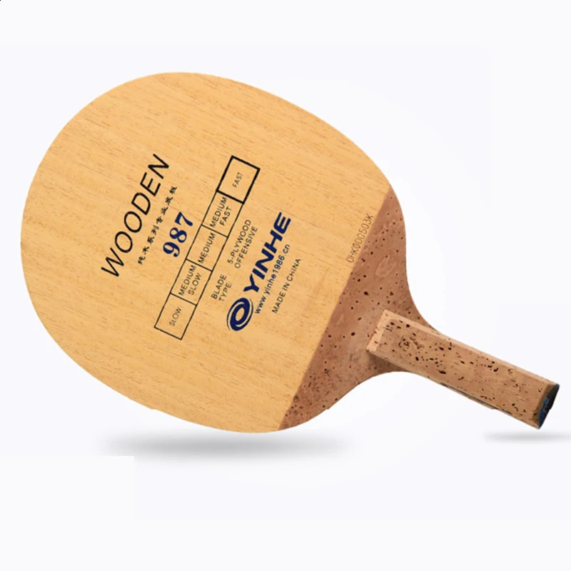 Table Tennis Rubbers Original yinhe 986 987 989 table tennis blade JS japanese penhold carbo fast attack loop offensive ping pong game 231109