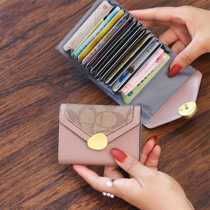 Ins style women's multi position organ card bag ultra thin large capacity exquisite small clip simple license, Apricot powder 
Ins style women's multi position organ card bag ultra thin large capacity exquisite small clip simple license, Apricot powder
