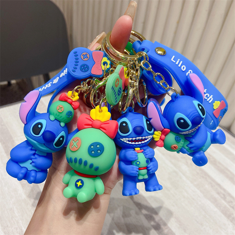 Cute Animation Stitch Jewelry KeyChain Different Design PVC Key Ring Accessories
Cute Animation Stitch Jewelry KeyChain Different Design PVC Key Ring Accessories