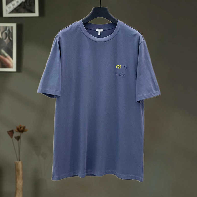 2023 Womens Designer t shirt tracksuit Shirt Korean Summer 2023 Loose Casual Versatile Sleeve Top T-shirt, Grey blue 
2023 Womens Designer t shirt tracksuit Shirt Korean Summer 2023 Loose Casual Versatile Sleeve Top T-shirt, Grey blue