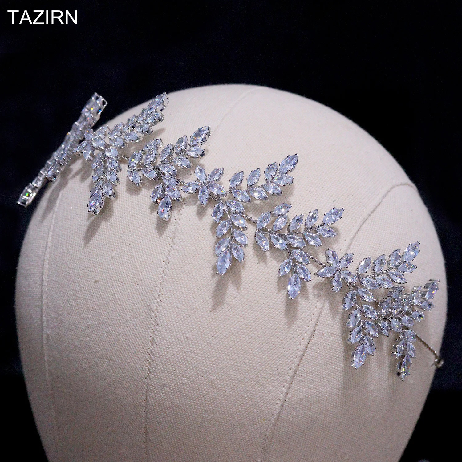 Headbands Soft Zircon Hairbands for Wedding Birthday Headwear CZ Tiaras Bride Headband Hair Jewelry Party Headpieces Women Hair-Hoop 231102
