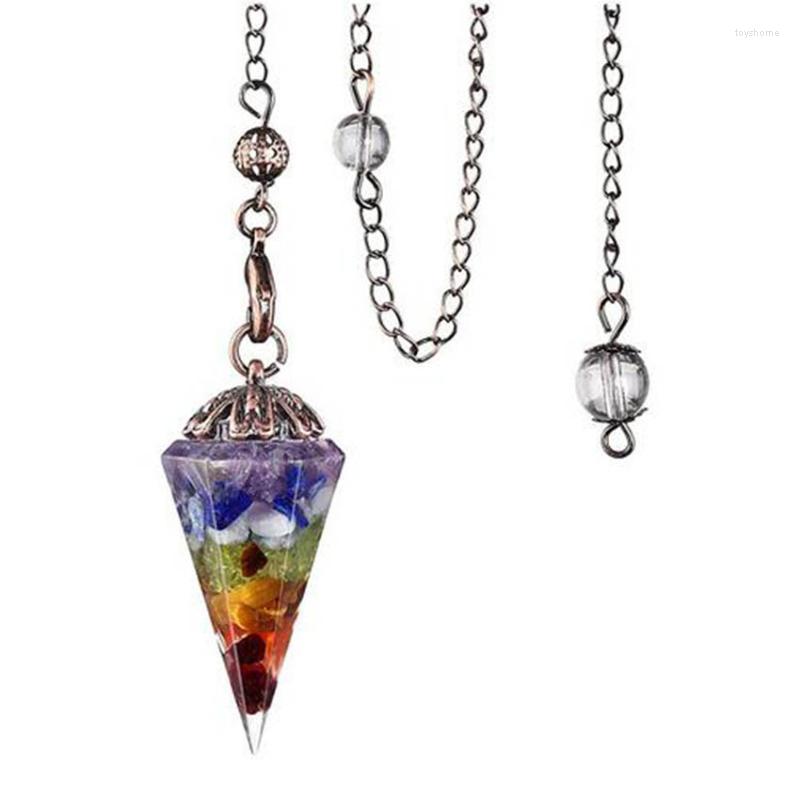 Pendant Necklaces Natural Chakra Healing Crystal Quartz Orgonite Pendulum Hexagon Orgone Energy Reiki Stone Dowsing DivinationPendant
Pendant Necklaces Natural Chakra Healing Crystal Quartz Orgonite Pendulum Hexagon Orgone Energy Reiki Stone Dowsing DivinationPendant